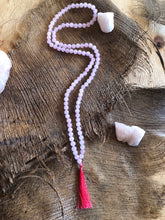 Rose quartz Mala Necklace