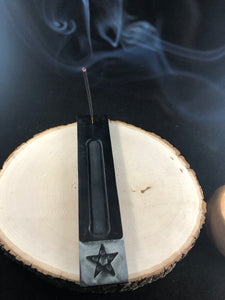Pentagram Stone Incense Holder