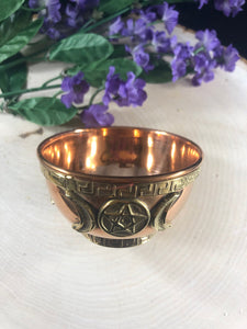 Triple Moon offering bowl