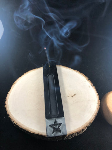 Pentagram Stone Incense Holder
