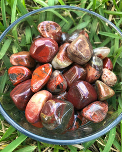 Red Jasper tumbled Stone