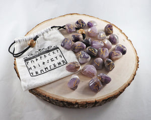 Amethyst rune set