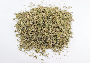 Damiana Leaf, cut & sifted