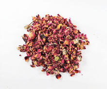 Red Rose Buds and Petals