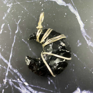 Stone Moon Pendants