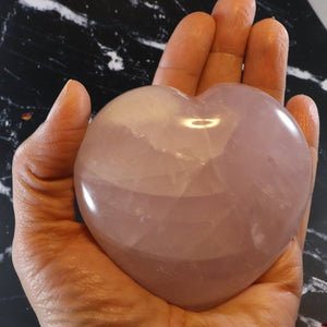 Rose Quartz Heart 80mm/Large Rose Quartz Heart/ Love Gift/ Love