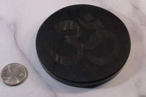 Om Shungite Plate 3.5" D