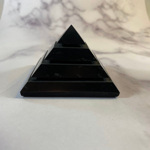 Shungite Saqqarra Pyramid 70mm x 60mm