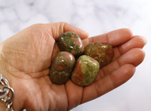 Unakite Tumbled Stones 1"- Overcome blocks