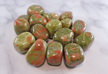 Unakite Tumbled Stones 1"- Overcome blocks