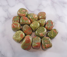 Unakite Tumbled Stones 1"- Overcome blocks