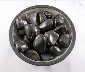 Black Onyx Tumbled Stone- Inner Strength