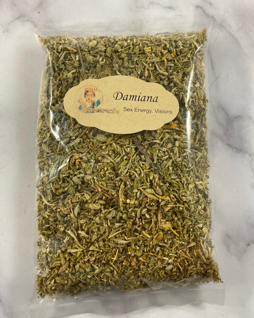 Damiana leaf cut and sifted (Turnera Diffusa)