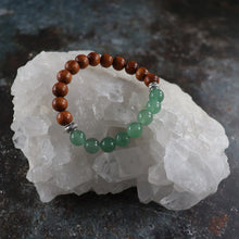 Intention Bracelets, Karma Bracelet, Gemstone Bracelets, Stackable Elastic Beaded Bracelets