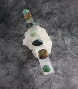 Selenite Wands charged for different intentions