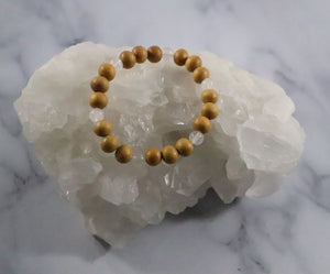 Intention Bracelets, Karma Bracelet, Gemstone Bracelets, Stackable Elastic Beaded Bracelets