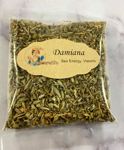 Damiana leaf cut and sifted (Turnera Diffusa)