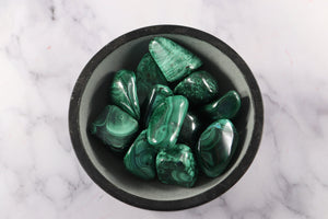 Malachite Tumbled Stones 1.5"