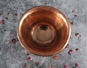 Pentacle Copper Offering Chalice 3"H 4"D