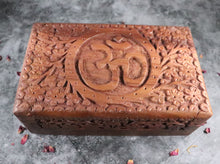 Large Om Wooden Box