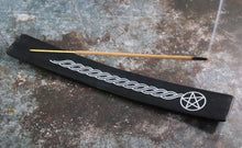 Black Burner with white pentagram design