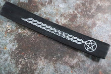 Black Burner with white pentagram design