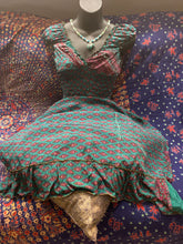 Bohemian Mid-length dress with Paisley Designs- One size