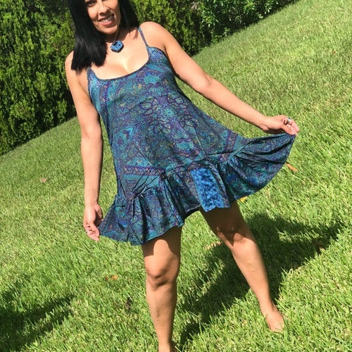 Peasant Boho Dress