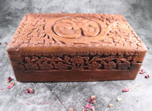 Large Om Wooden Box