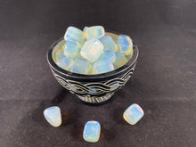 Opalite Tumble Stone for Invisibility, beauty and astral protection, Programmable stone