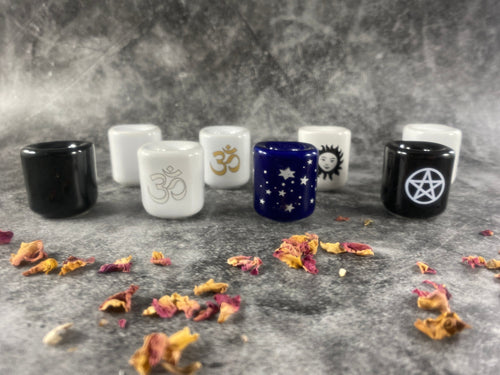 Chime Candle Holder- Plain, Stars, OM, Pentagram