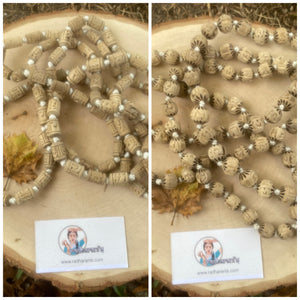 Japa mala, Chanting beads, Prayer Beads-Tulsi, Rosewood, Sandalwood, Rudraksha, Gemstones