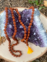 Japa mala, Chanting beads, Prayer Beads-Tulsi, Rosewood, Sandalwood, Rudraksha, Gemstones