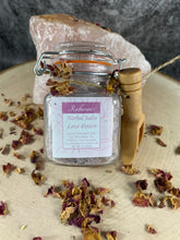Reiki Charged Herbal Love Bath Salts- Love Potion Bath Soak, Love, Attraction, Seduction- 3.5 oz