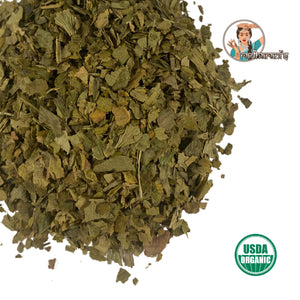 Organic Ginkgo Bilova Leaf, Cut and Sifted