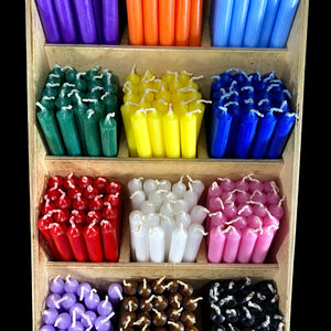 Mini Altar Candles, Spell Color Candles, Chime candles 4 inch long