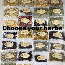 Herb Sampler, Herbalism, Magical Herbs, Organic Herb kit of your choice: 5, 7, 11, 15, or 30.
